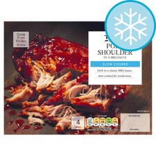 Tesco Pork Shoulder In Bbq Sauce 465G
