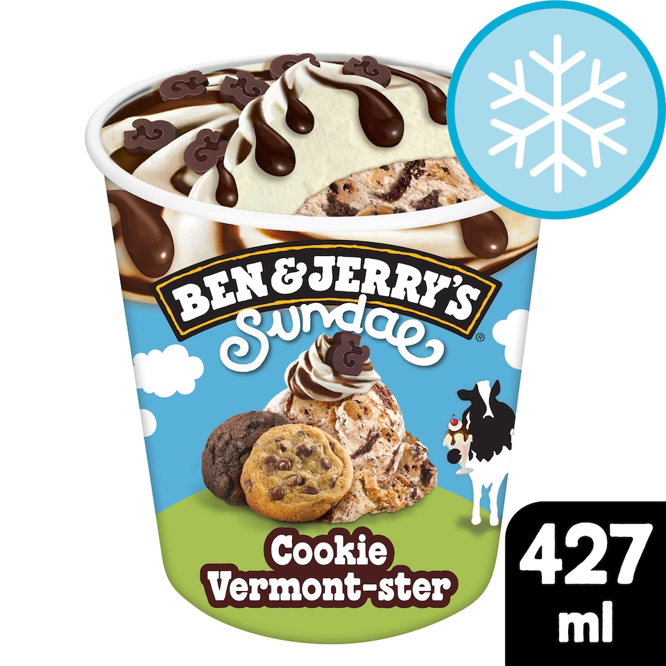 image 1 of Ben & Jerry's Sundae Cookie Vermonster Ice Cream Tub 427ml