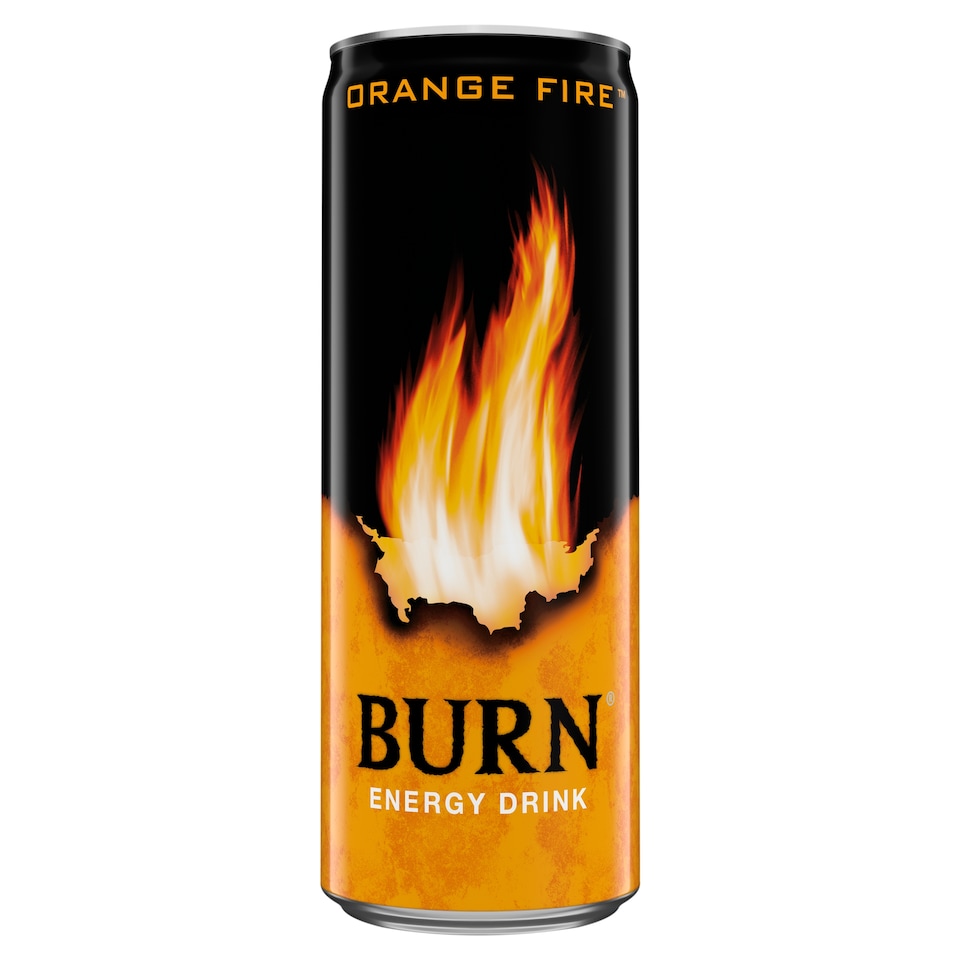 Burn Orange Fire Energy Drink 250 ml