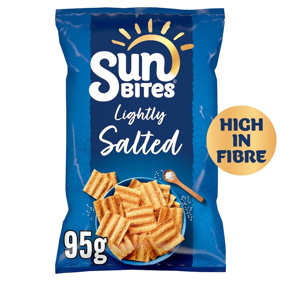 image 1 of Sunbites Lightly Salted Sharing Bag Crisps 95g
