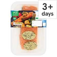 Tesco Pesto Salmon Fillets 230G