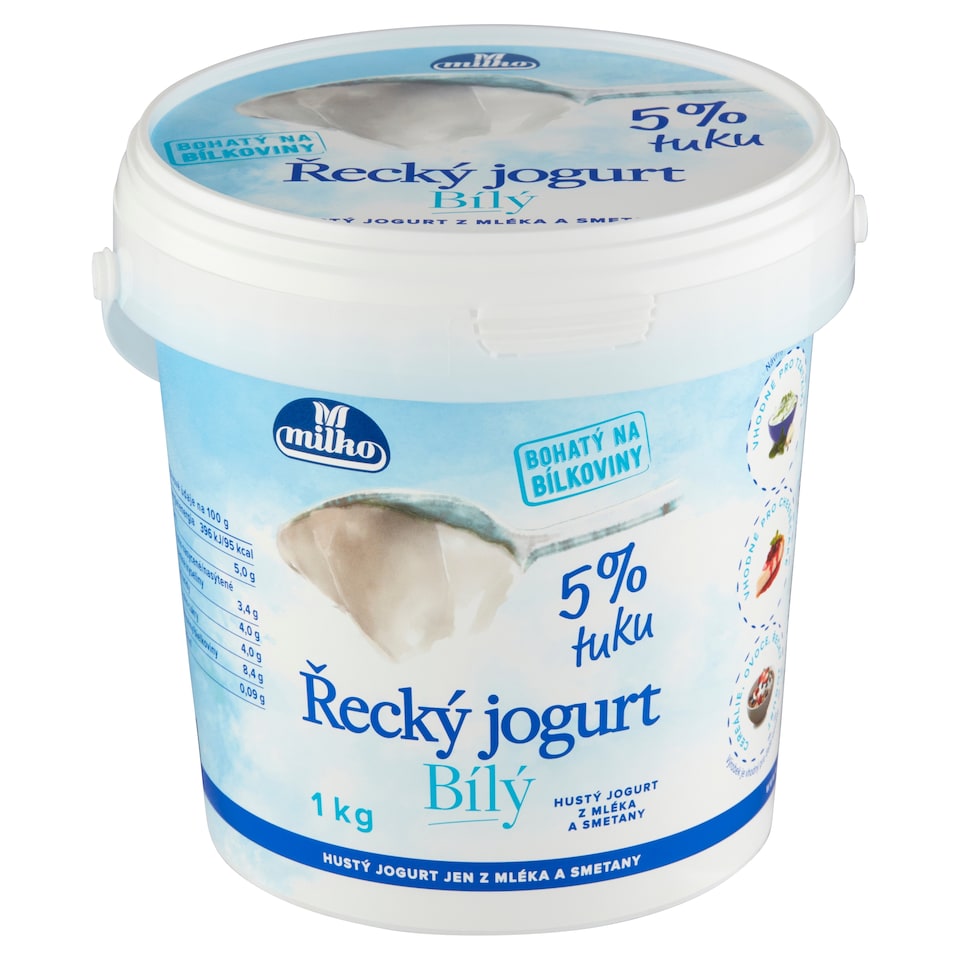 Obrázek 1 pro produkt Milko Řecký jogurt bílý 1kg