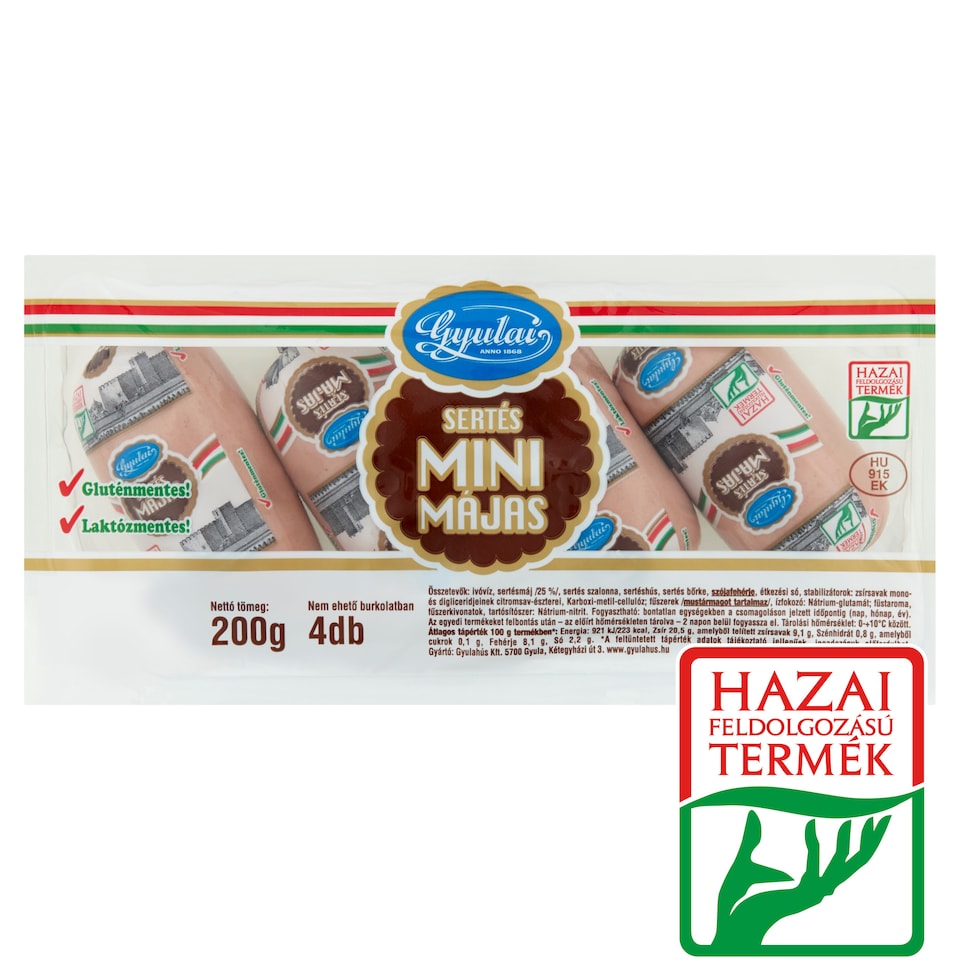Gyulai Mini Pork Liver Pate 4 pcs 200 g