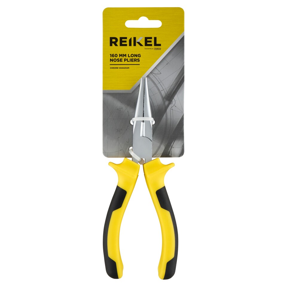 Reikel 160 mm-es hosszúcsőrű fogó