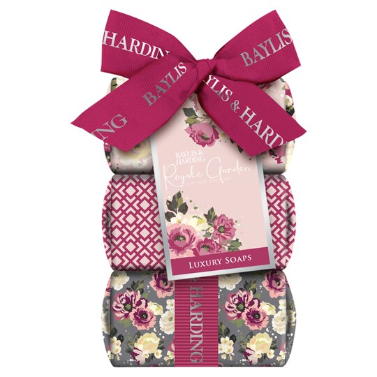 Baylis & Harding Royale Garden Luxury Soap 3X100g Tesco Groceries