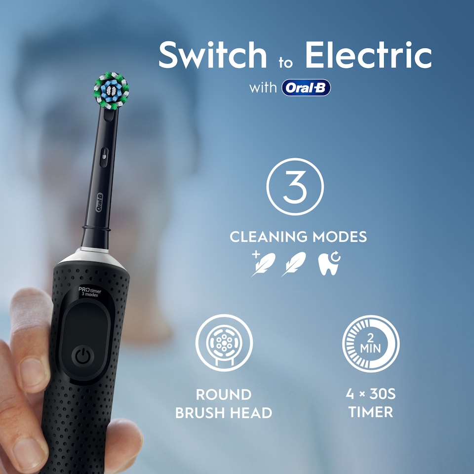 image 1 of Oral-B Vitality Pro Black Electric Toothbrush