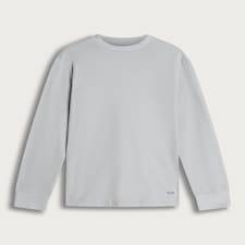 F&F Boys Pure Cotton Long Sleeved T-Shirt in White