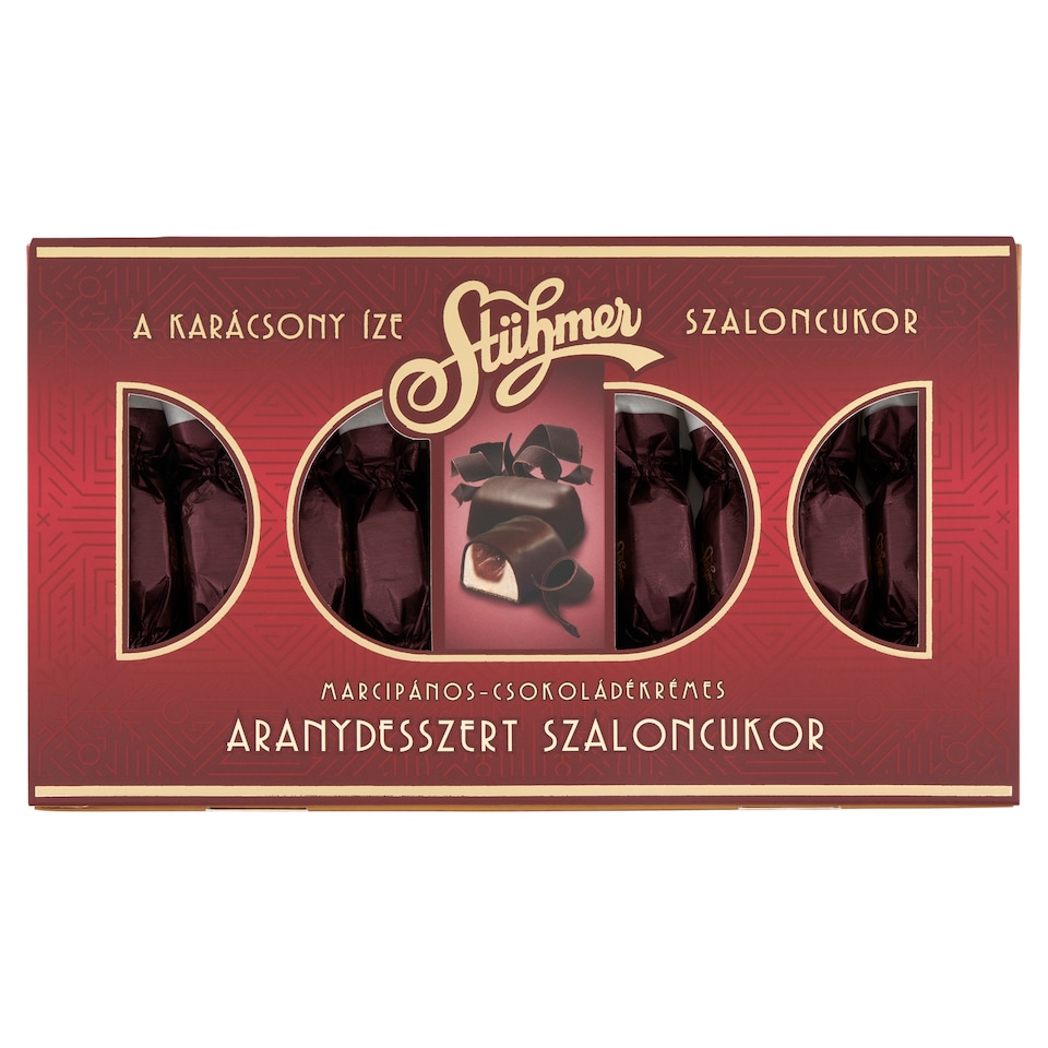 Stühmer Marzipan-Chocolate Cream Golden Dessert Christmas Candy 225 g 