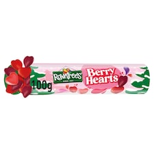 Rowntree's Berry Hearts Sweets Giant Tube 100g