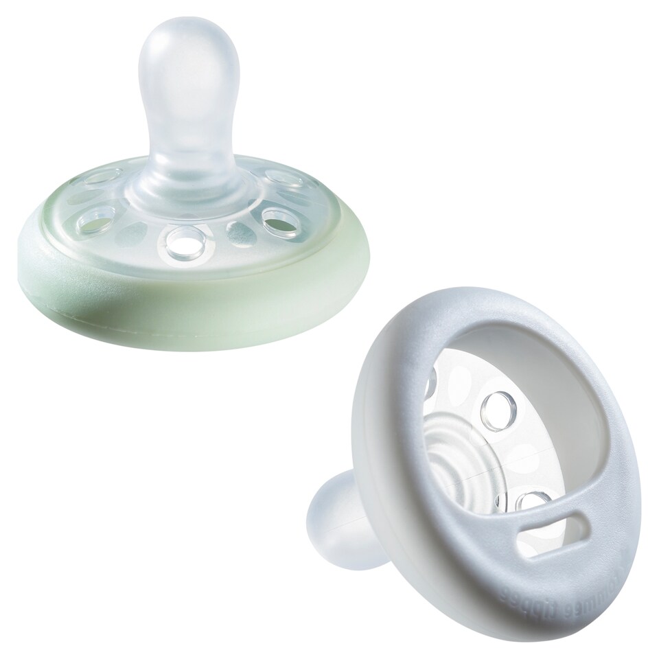 image 1 of Tommee Tippee Breast-Like 6-18 Month Soother 2 Pack
