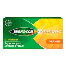 Berocca Immuno Vitamin D Tablets, Orange Flavoured, Sugar Free 30s