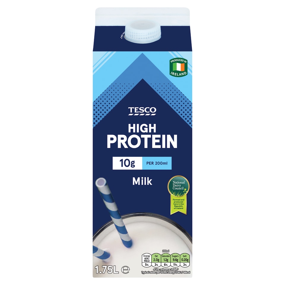 Tesco High Protein Milk 1.75L