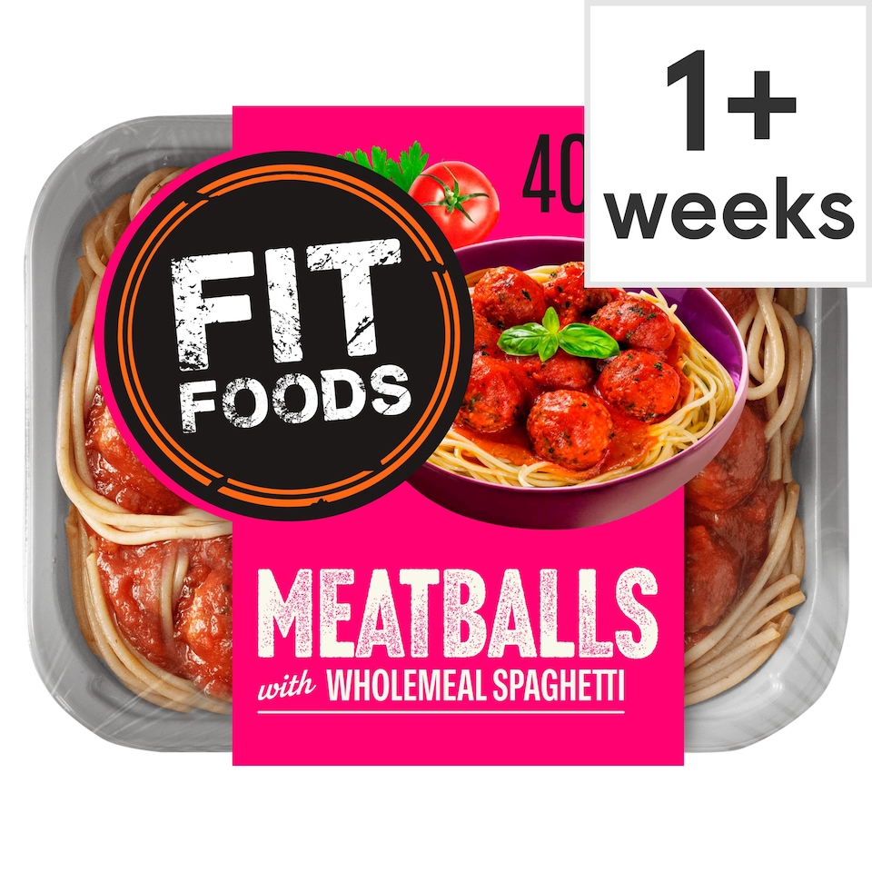 Fit Foods Meatballs with Wholemeal Spaghetti 400g