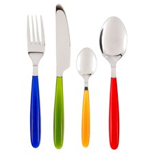 Tesco Croft Plastichandle 16 Piece Cutlery Set