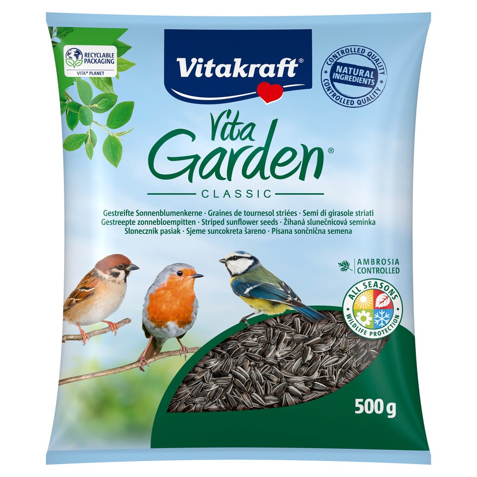 Vitakraft Vita Garden Slunecnice žíhaná 500g