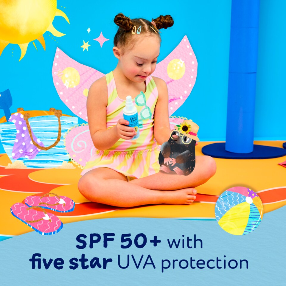 image 1 of Childs Farm SPF50+ Sun Spray Fragrance-Free 100ml
