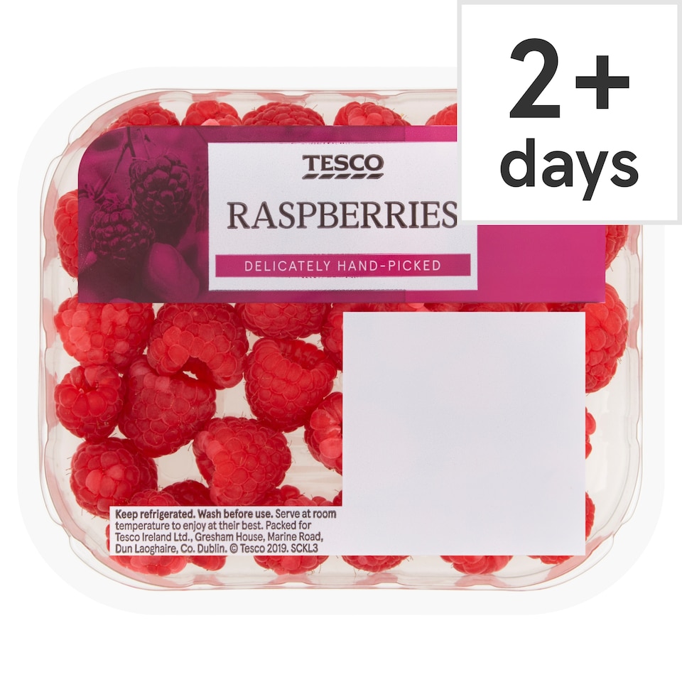 Tesco Raspberries 125G