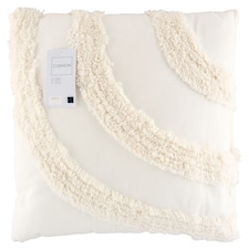Tufted Curves Decorative Cushion 45 x 45 cm