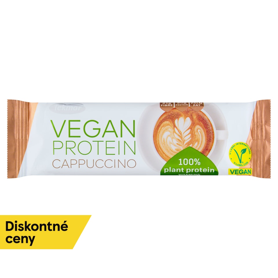 obrázok 1 z Tekmar Proteínová tyčinka v tmavej kakaovej poleve s príchuťou cappuccino 40 g