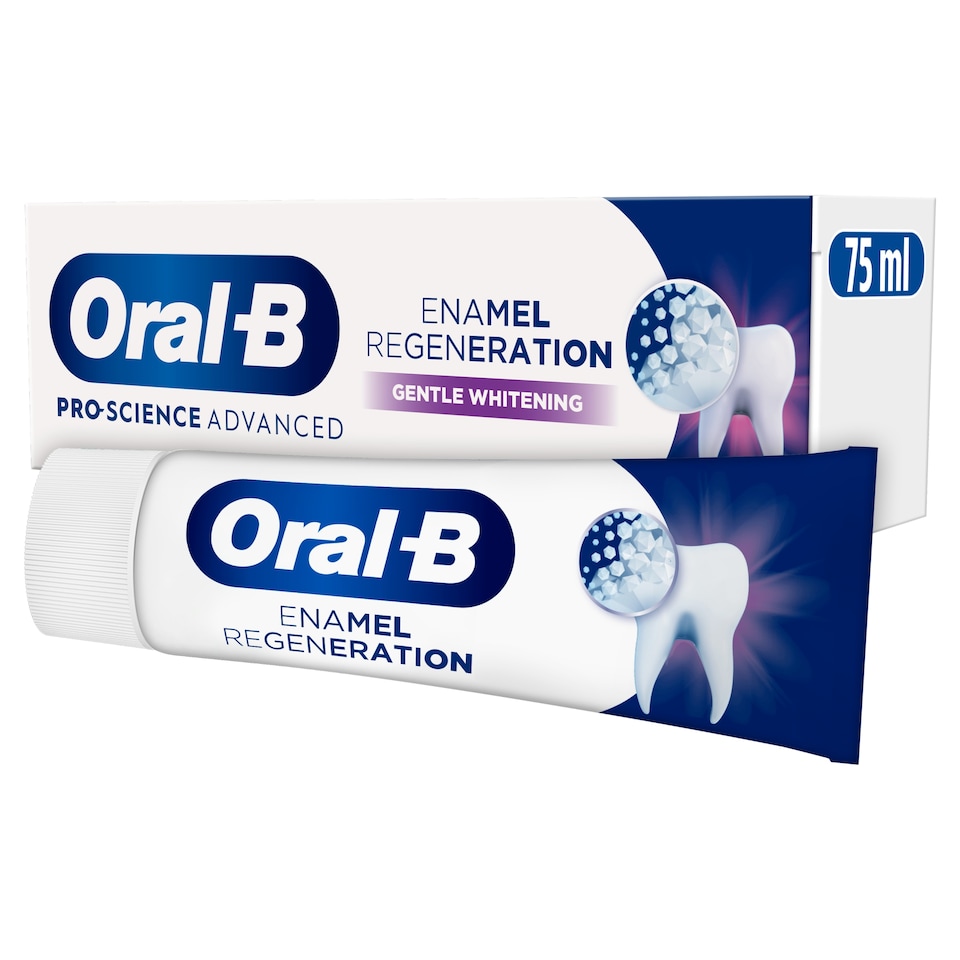 Oral-B Pro-Science Advanced Enamel Regeneration Gentle Whitening Fogkrém 75 ml  1. kép