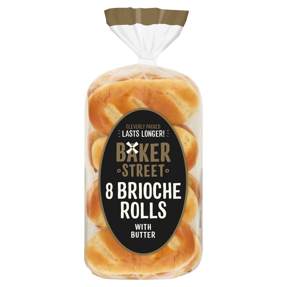 Baker Street 8 Butter Brioche Rolls
