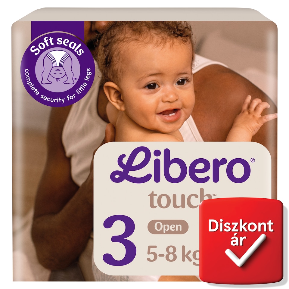 Libero Touch pelenka, méret: 3, 5-8 kg, 40 db  1. kép