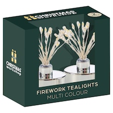 Christmas Workshop Multicoloured Firework Tealights