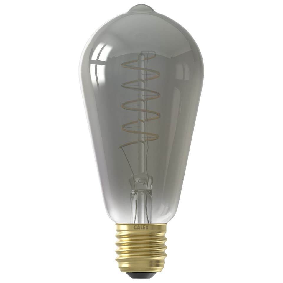 image 1 of Calex Decorative Titanium E27 Led Rustic Bulb