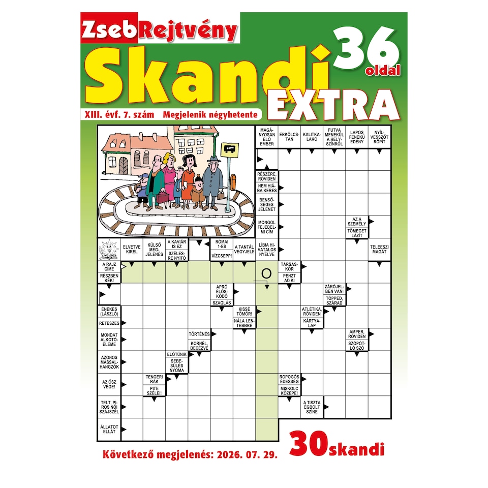 Zsebrejtvény Skandi Extra
