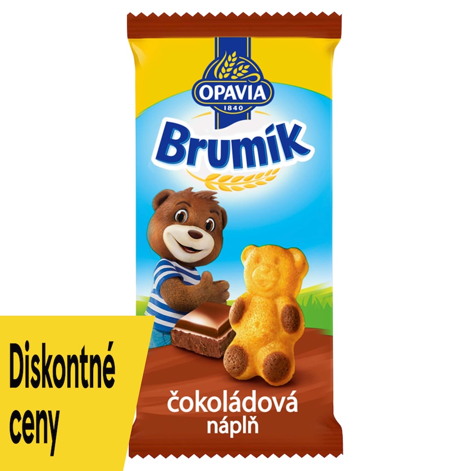 Opavia Brumík Chocolate Filling Fine Pastry 30 g