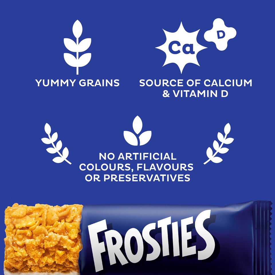 image 1 of Kellogg's Frosties Milk Cereal Bars Multipack, 6x25g