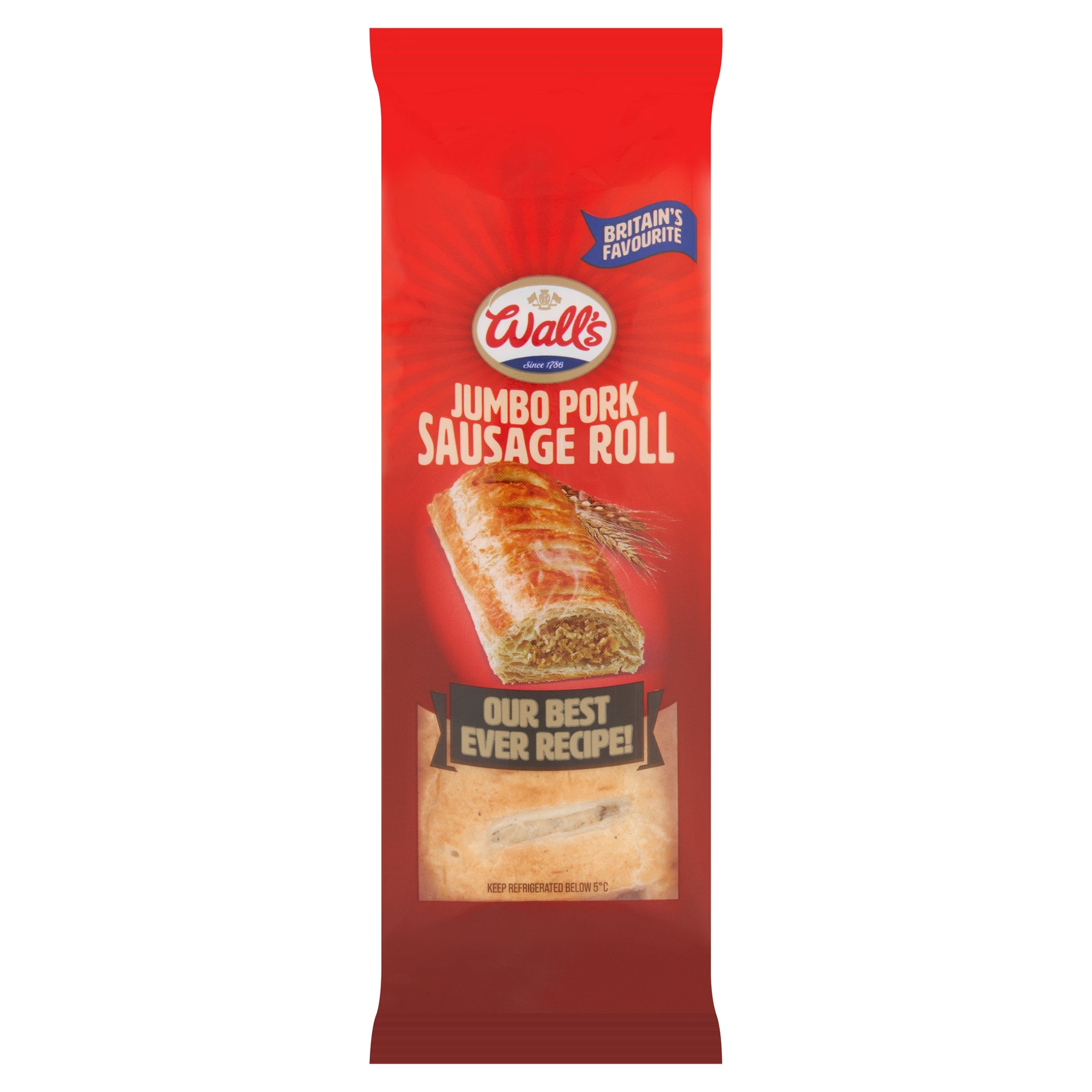 Wall's Jumbo Sausages Roll 130G