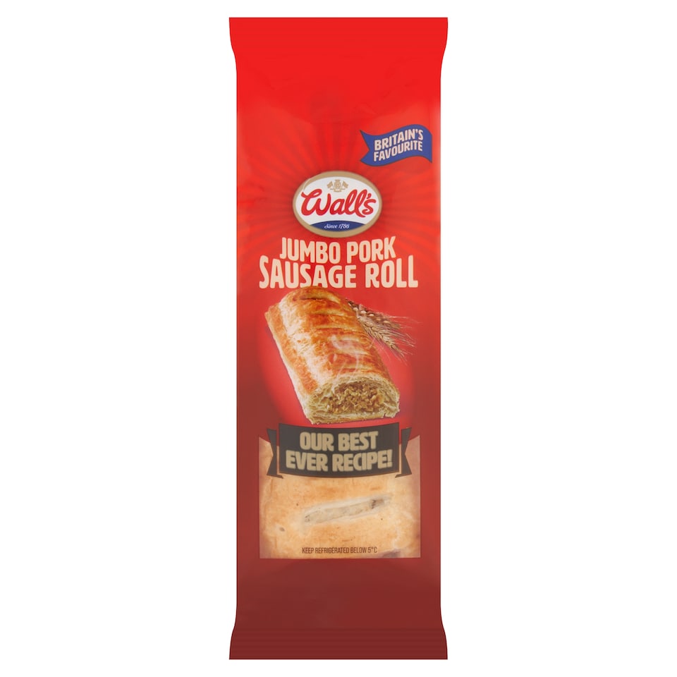 Wall's Jumbo Sausages Roll 130G