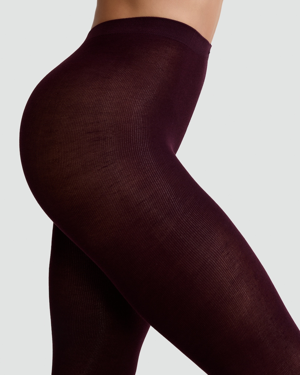image 1 of F&F 100 Denier Cotton Tights in Multi