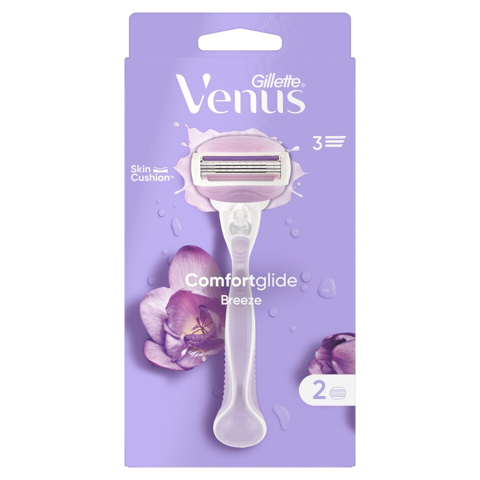 obrázok 1 z Gillette Venus Comfortglide Breeze Holiaci Strojček – 2 Čepieľky