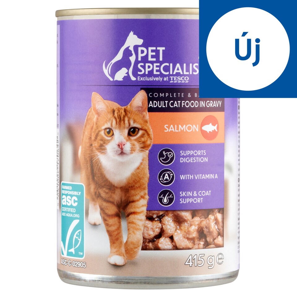 Pet Specialist Adult Cat Food in Gravy with Salmon 415 g