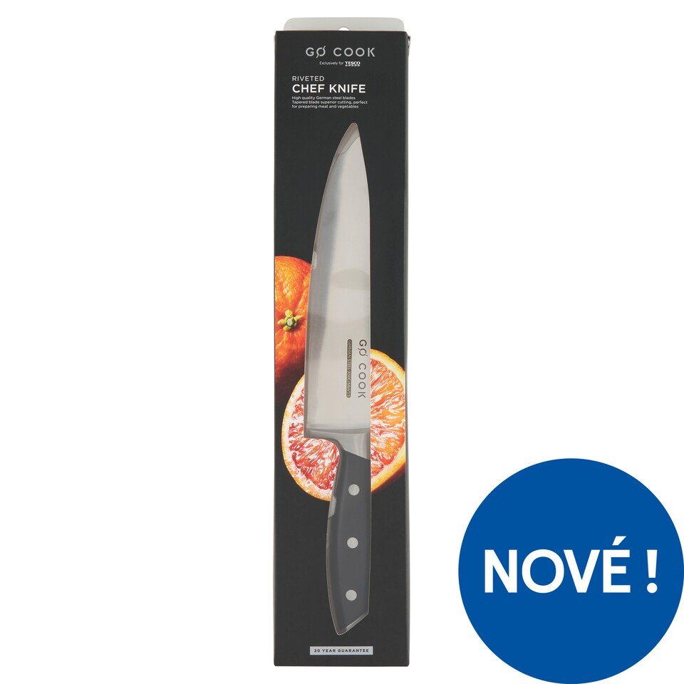 Go Cook Riveted Chef Knife