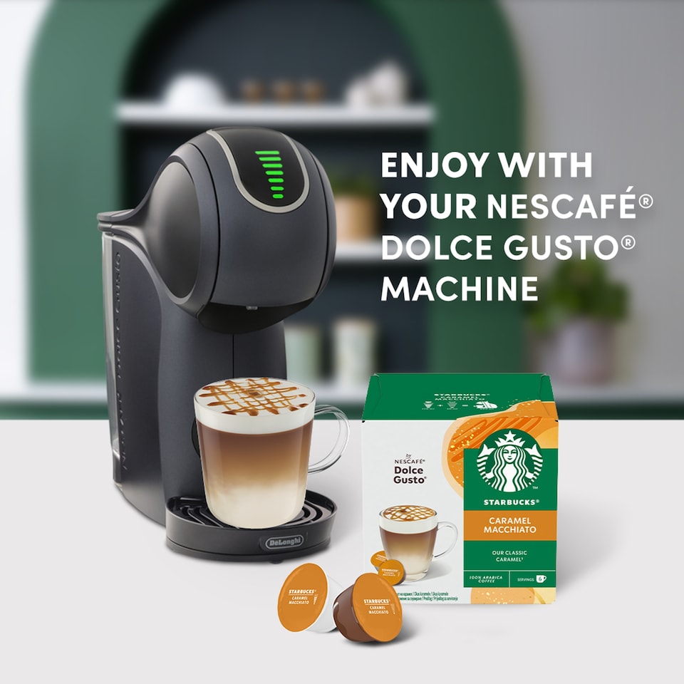 image 1 of Starbucks by Nescafe Dolce Gusto Caramel Macchiato Coffee Pods x12 127.8g