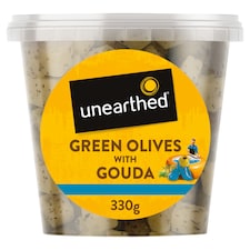 Unearthed Green Olives & Gouda Cheese 330g