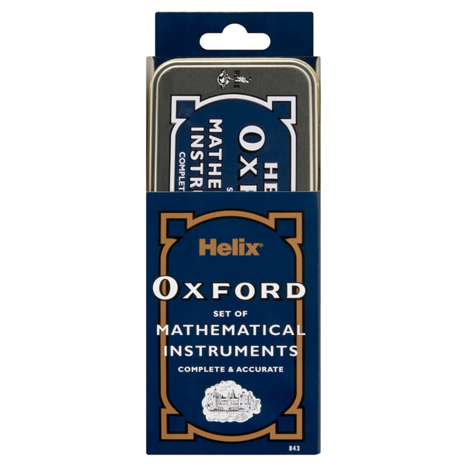Oxford Maths Stationery Set In Tin