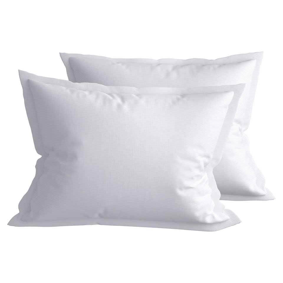 F&F Home 400 Thread Count Egyptian Cotton Sateen Stripe Oxford Pillowcase