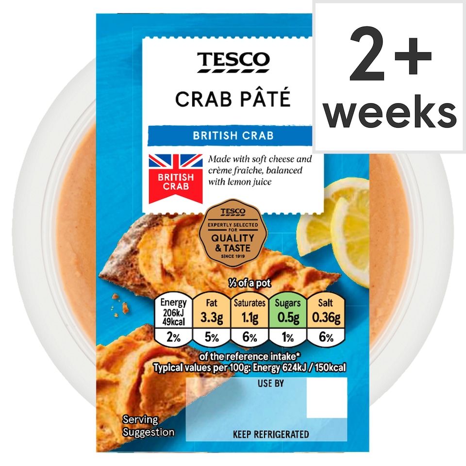 Tesco Crab Pate 100G