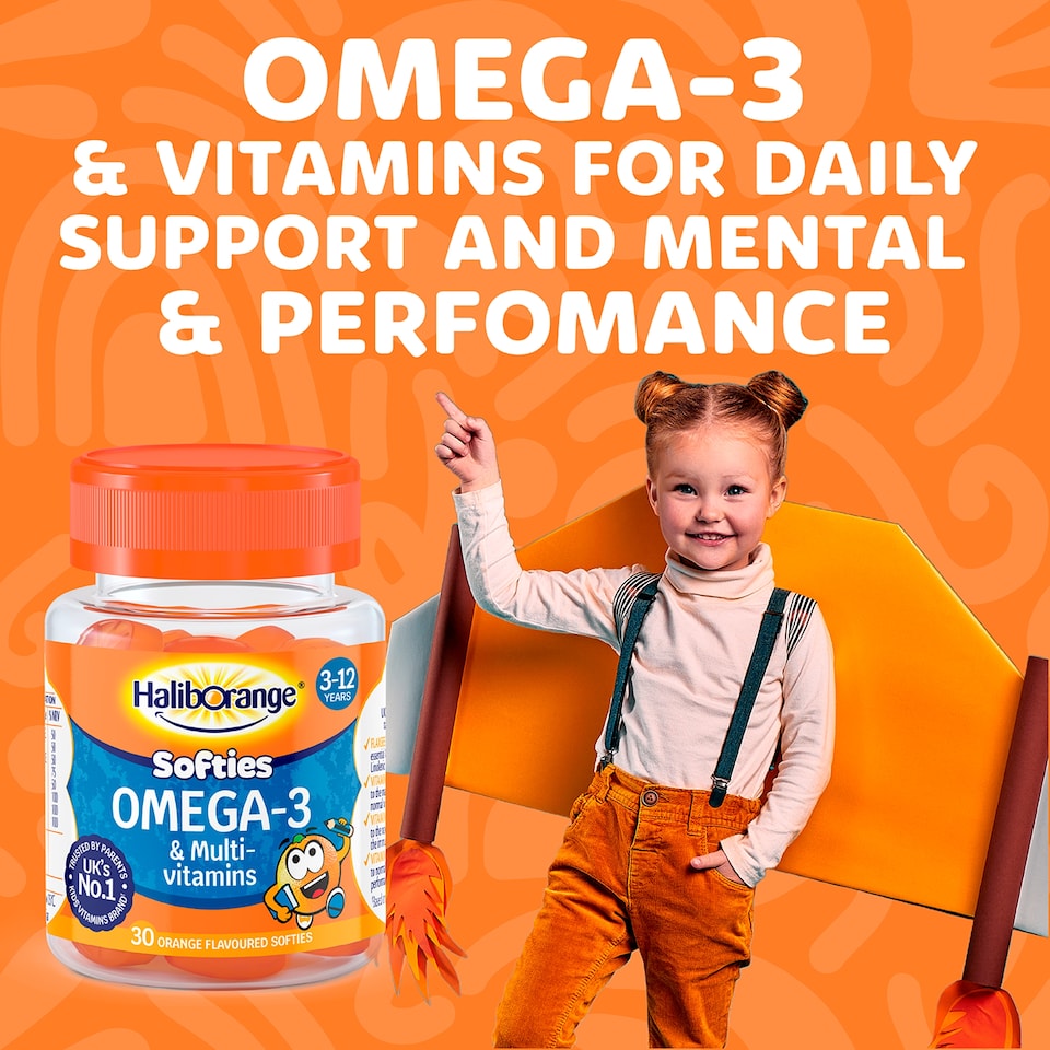image 1 of Haliborange Omega 3 & Multivitamins Softies 30s