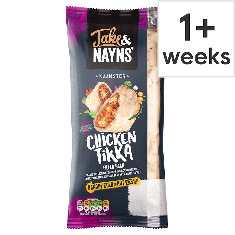 Jake & Nayns' Chicken Tikka Naanster 185G