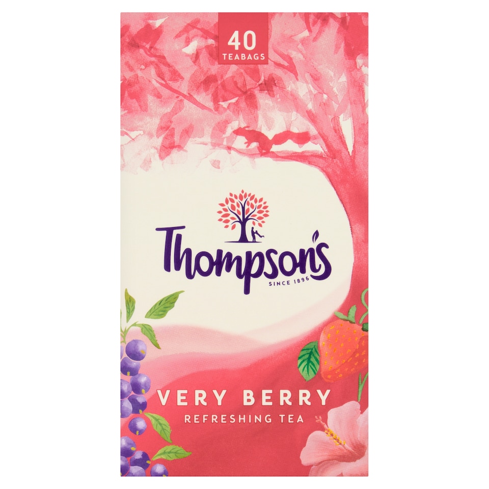 Thompson's Very Berry Tea 40'S 100G