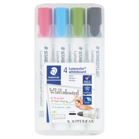 Staedtler Whiteboard Markers 4 Pack Tesco Groceries