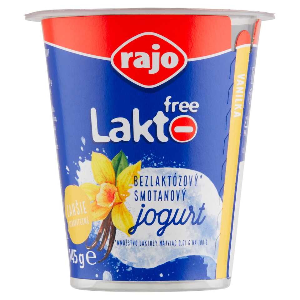 obrázok 1 z Rajo Lakto Free Smotanový jogurt vanilka 145 g