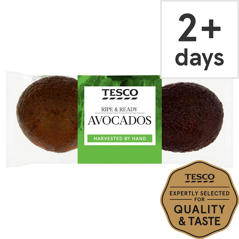 Tesco Perfectly Ripe Avocados Twin Pack