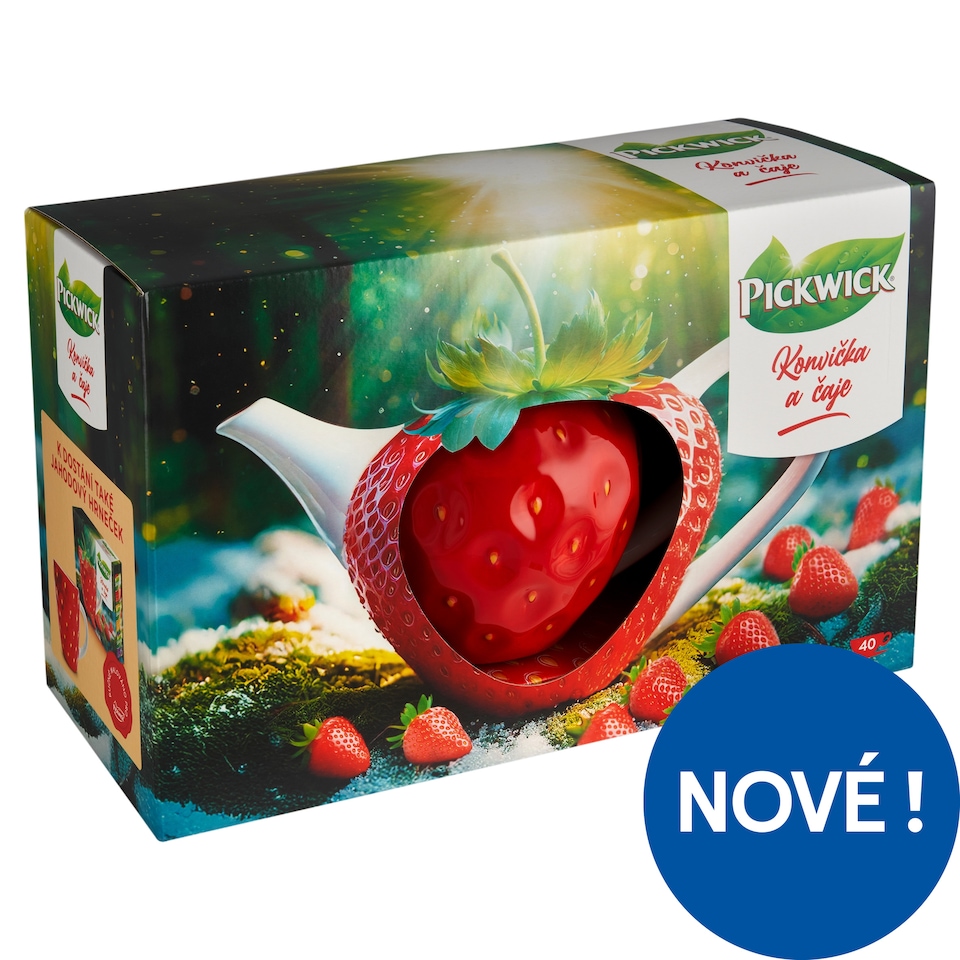 Pickwick Konvička a čaje 40 sáčků 80g