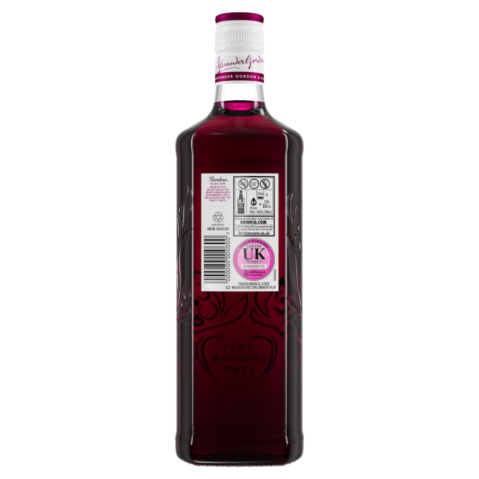 image 1 of Gordon's Sloe Gin Bottle 26% Vol 70Cl